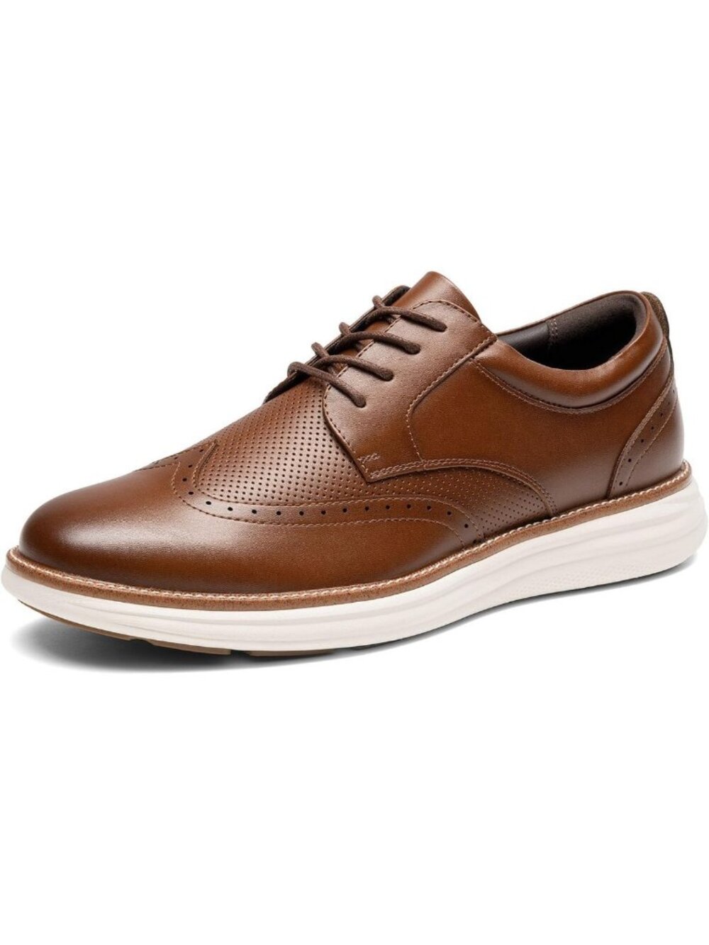 Stylish Men's Casual Wingtip Brogue Dress Sneakers - Comfortable & Versatile